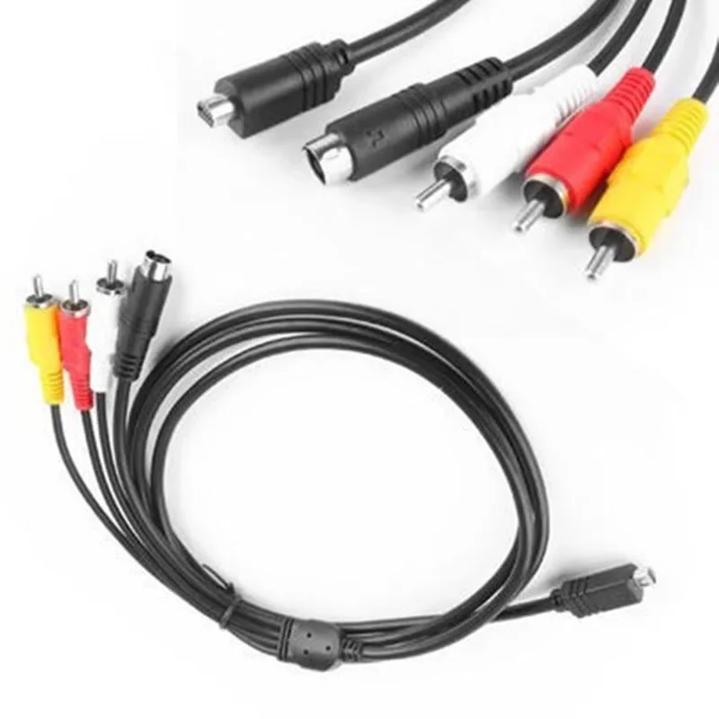 AV-Cable-for-SONY-Digital-Camera-RCA-Data-Transfer-Line-VMC-15FS-Connect-Wire-for-SONY-DV-Audio-S-Video-Data-Cord