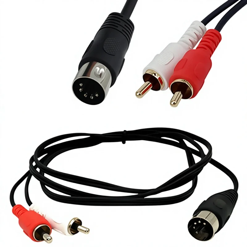 AV-Cable-for-Video-Game-Console-1080p-Resolution-Audio-Games-Wire-Lead-PVC-Jacket-RCA-Connector-Stock-Product