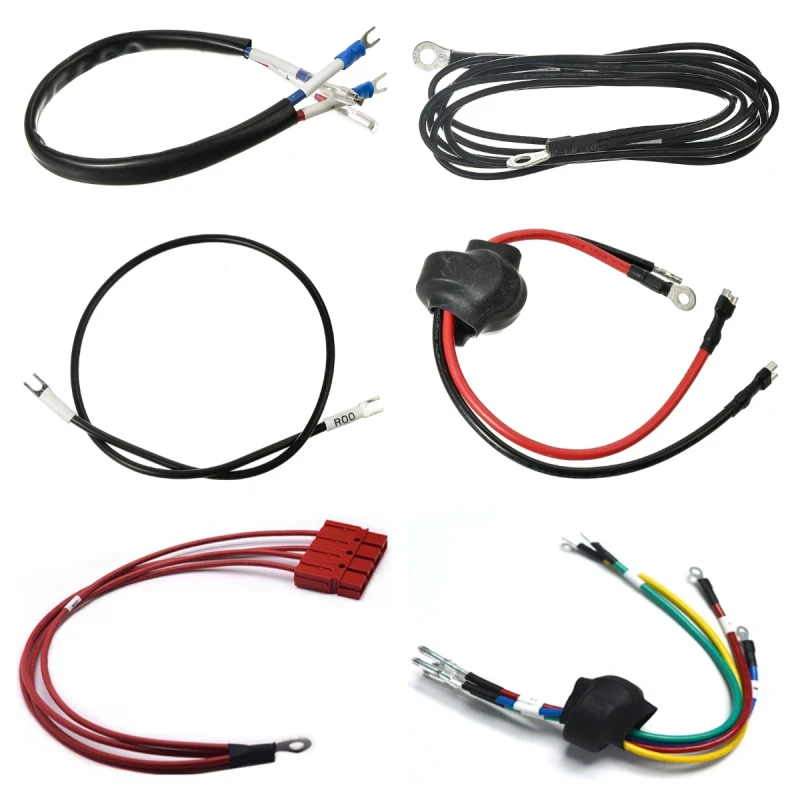 Aircraft-and-Special-Equipment-Ground-Power-Cable-and-Wiring-Harness-with-Flat-Braided-Strap-and-High-Quality-Connector-1