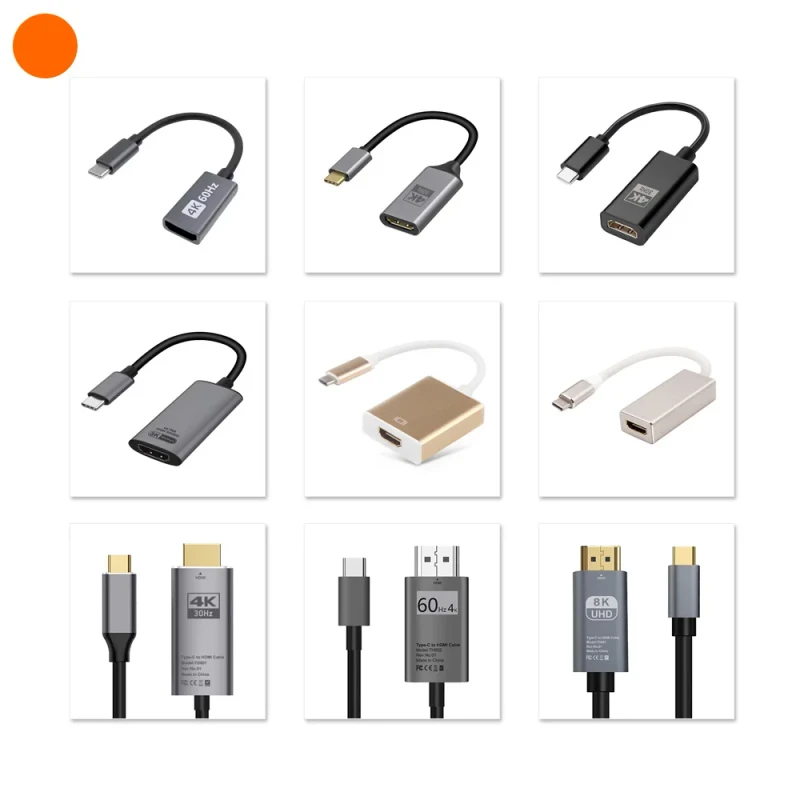 Aluminum-Alloy-1.8M-Type-C-to-Cable-4K-60Hz-30Hz-Audio-Video-for-Monitor-Projector-Computer