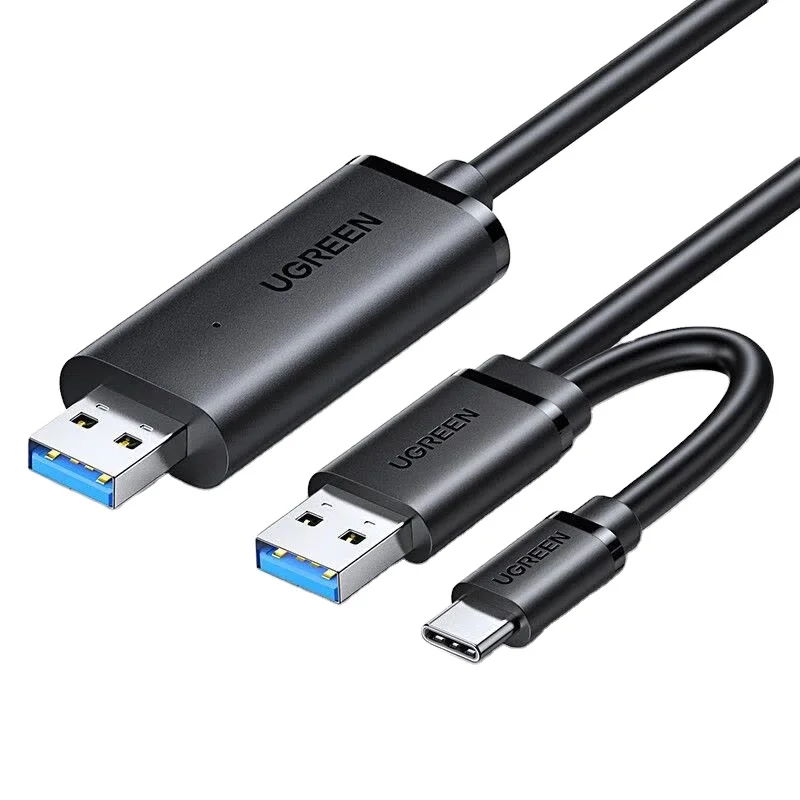 Aluminum-Data-Link-KM-Switch-Cable-USB3.0-Double-Ended-Data-Cable-with-USB-A-Interface-for-Computer-Data-Exchange