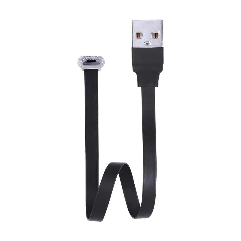 Angled-Flat-Thin-FPV-Cable-Right-Angle-Flexible-FPC-Type-C-to-USB-a-Cable-20cm