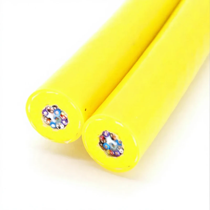 Anti-Seawater-Copper-TPE-Insulation-PU-Jacket-Cat6-STP-High-Flexible-Mesh-Cable-Underwater-ROV-8-Core-Monitoring-Zero-Buoyancy