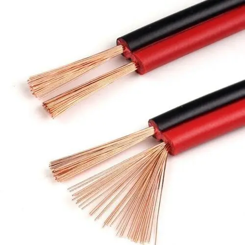 Audio-Speaker-Cable-PVC-Twin-Flat-Ribbon-RVB-Cable-14-16AWG-2-1.5-2.5mm-Stranded-Oxygen-Free-TC-Copper-CCA-Wire