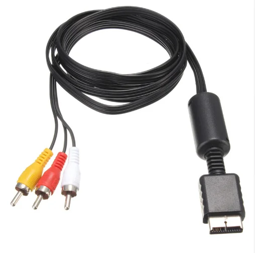 Audio-Video-Component-Cables-Cord-Wire-3-RCA-TV-Lead-for-PS1-PS2-PS3-Game-Console-AV-Cable-for-PS2-AV-Cable-Line