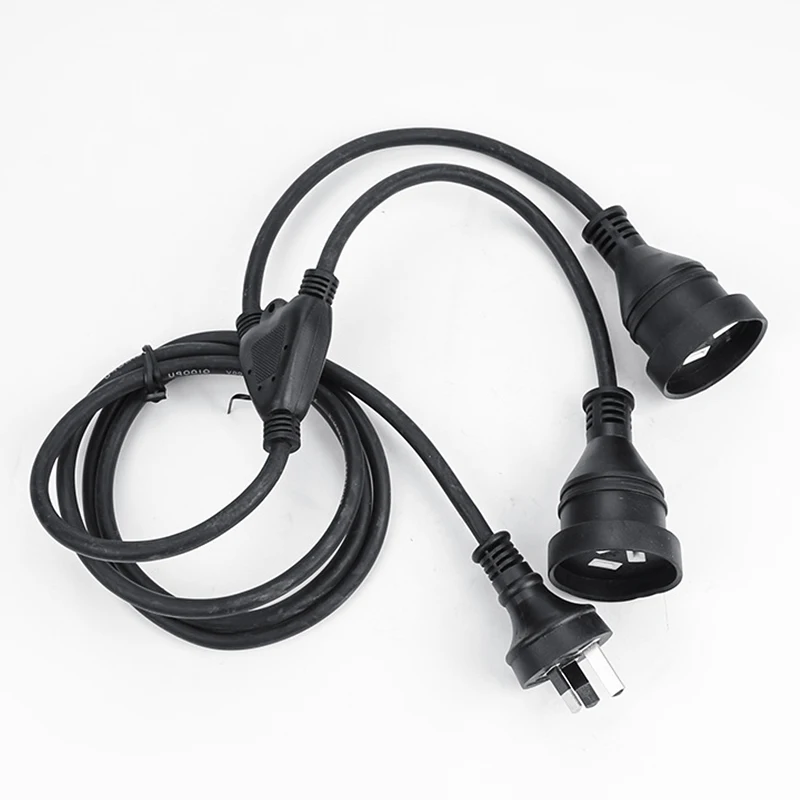 Australia-Extension-Cords-10A-IEC-SAA-AU-Plug-2-in-1-Piggyback-Cord-for-Home-Appliance-Instrumentation