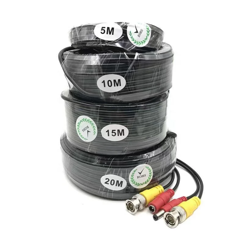 BNC-to-DC-Power-CCTV-Extension-Cable-5M-50M-Security-Camera-DVR-Video-Communication-Cables