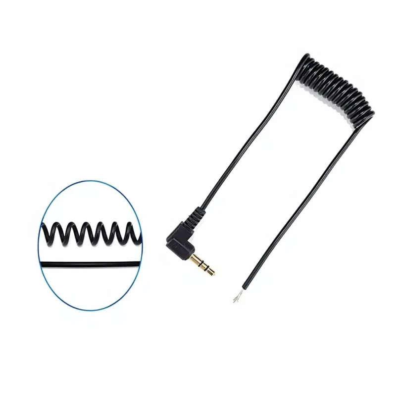 Bare-Copper-Conductor-3.5mm-TRS-Audio-Cable-for-Camera-and-Car-Speaker-with-PVC-Jacket