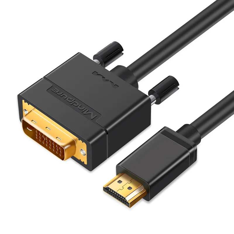 Bi-Directional-Coaxial-HDMI-DVI-D-Cable-1.5m-5m-4K-1080P-60Hz-HD-HDTV-PVC-Jacket-for-Video-Audio-Laptop-PC-DVD