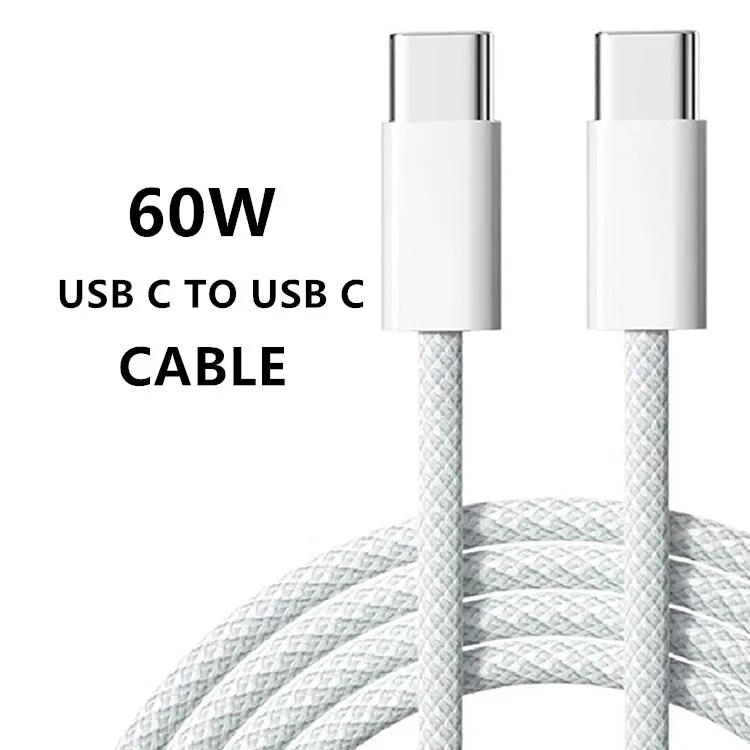 Braided-60W-USB-C-Data-Cable-Fast-Charging-Type-C-to-Type-C-Cord-for-iPhone-15-16-16pro-Max-Charger-Cable