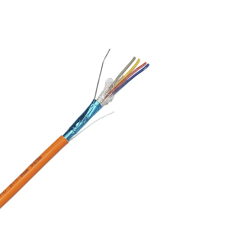 CAT-3-4-Core-0.8mm-Solid-LSZH-Red-Jacket-Control-Alarm-Cable-for-Local-Communication