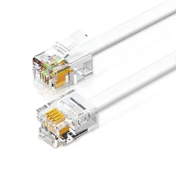 CAT3-Flat-Telephone-Cable-RJ11-6P4C-Telephone-Line-Cord-Male-to-Male-Straight-Cable-Telephone-Patch-Cord