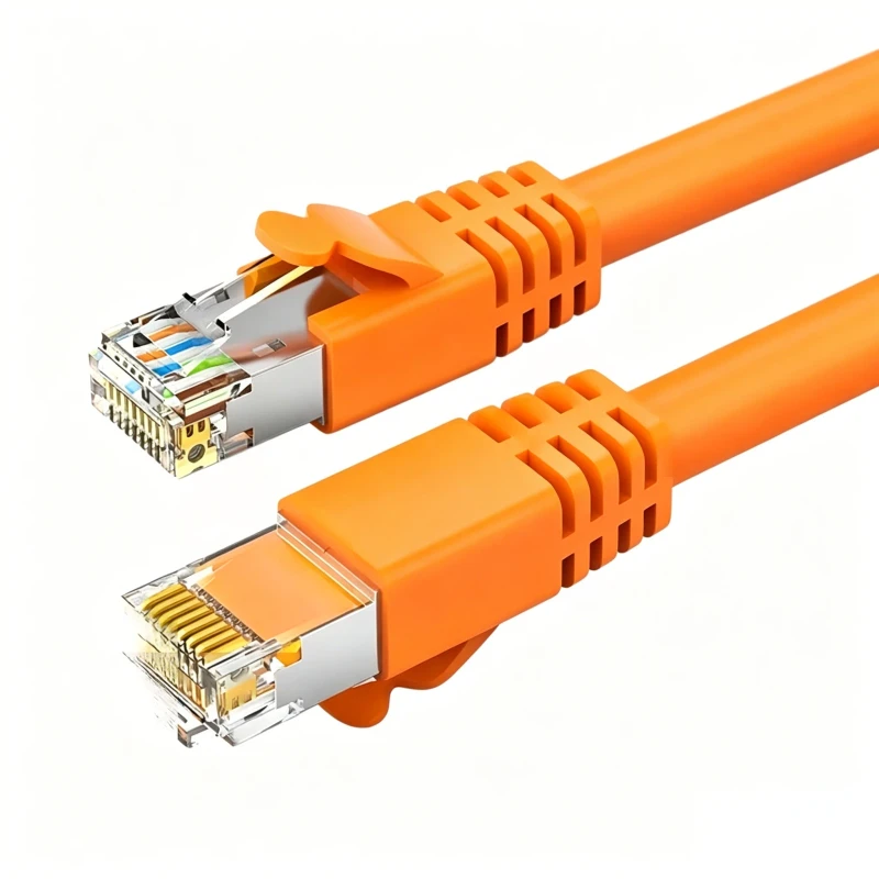 CAT5E-CAT6-Pure-Copper-SFTP-PVC-Jacketed-RJ45-Gigabit-Computer-Monitoring-Patch-Cord-Communication-Cable-Network-Cable