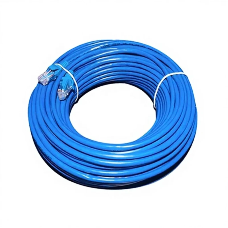 CAT5E-Communication-Cable-4-Pair-0.5mm-AWG24-Unshielded-Pure-Copper-Stranded-Conductor-PVC-Jacket-LAN-Cable