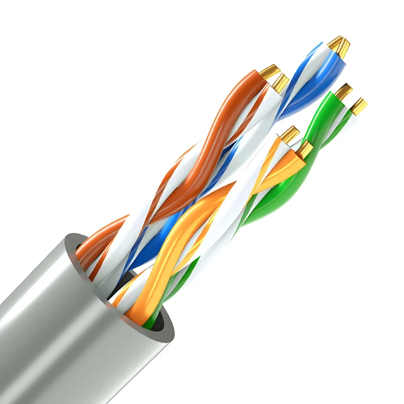 CCAG-0.52mm-UTP-Cat-5e-Network-Cable-Unshielded-Twisted-Pair-Ethernet-Cable-Indoor-PVC-Jacket-for-Data-Center-Backbone-Cabinet
