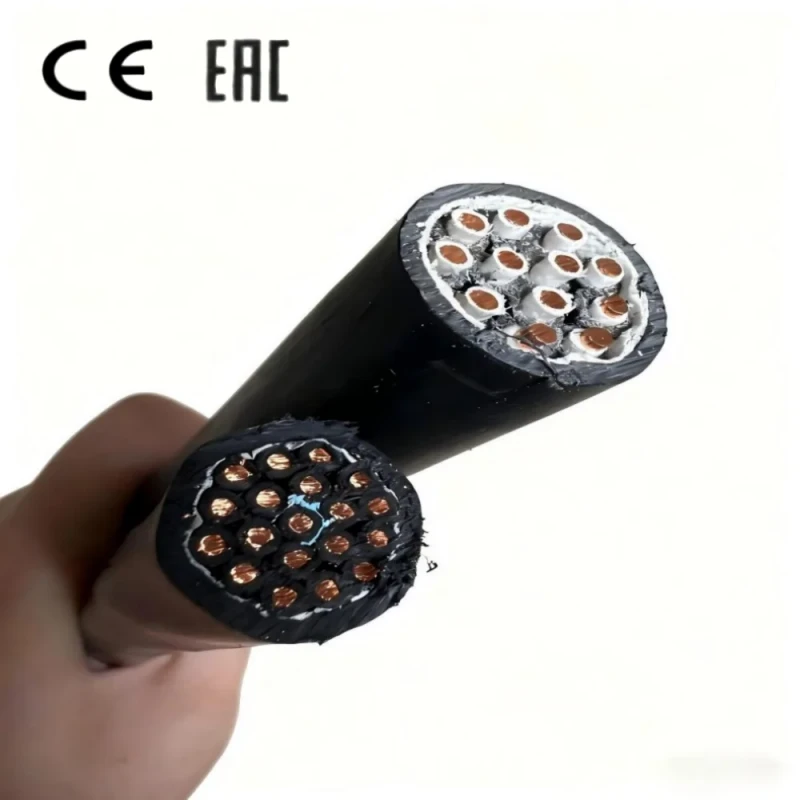 CE-EAC-ZC-KVVRP4-450-750V-Copper-plastic-Composite-Tape-Screen-Copper-Core-PVC-Insulated-PVC-Sheathed-Control-Flexible-Cable
