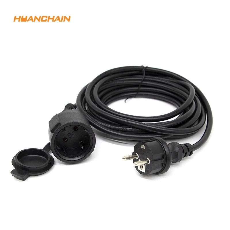 CEE7-7-European-Schuko-Male-to-Female-IEC-3M-10FT-Extension-Cords-16A-250V-for-PDU-UPS