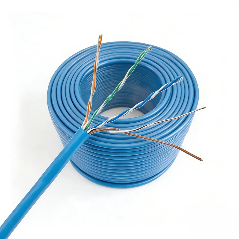 Cat5e-UTP-Cable-100m-Reel-26AWG-Stranded-Conductor-Flexible-Patch-Cord-High-Definition-Video-Conference-Network