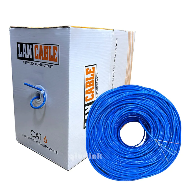 Cat6-Ethernet-Cable-CCA-25AWG-2pr-4pr-305m-1000ft-UTP-Indoor
