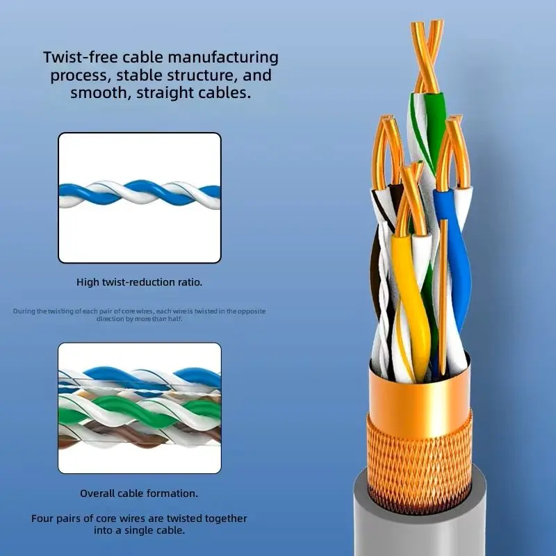 Cat6-Ethernet-Cable-Model-BK-43-National-Standard-Project-POE-Monitoring-Special-Twisted-Pair-Copper-CAT6E-UTP
