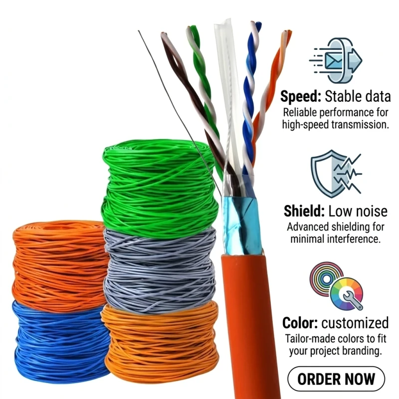 Cat6-FTP-Shielded-Ethernet-Cable-305m-1000Mbps-4-Pair-Gigabit-LAN-Network-Cable