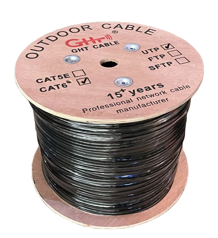 Cat6-Network-Outdoor-Cable-250MHz-UTP-Solid-Conductor-PVC-Jacket-305m-1000ft