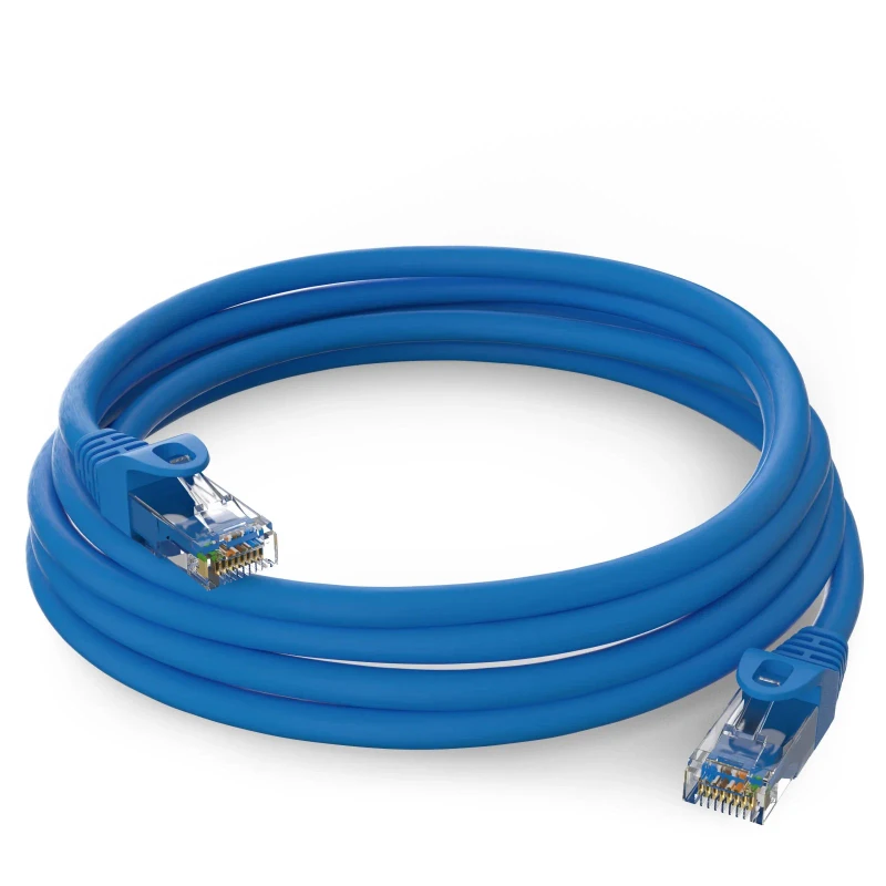 Cat6-UTP-Patch-Cable-RJ45-Connector-CE-ROHS-Certified-PVC-LSZH-Jacket-Customizable-Lengths-Communication-Cable