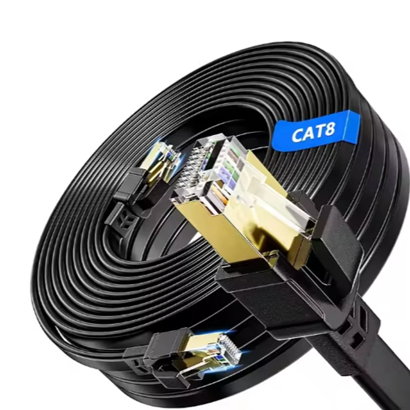 Cat8-Network-Patch-Cord-Plated-RJ45-Connector-Patch-Cord-High-Speed-Lan-Cable-for-Communication-Cables