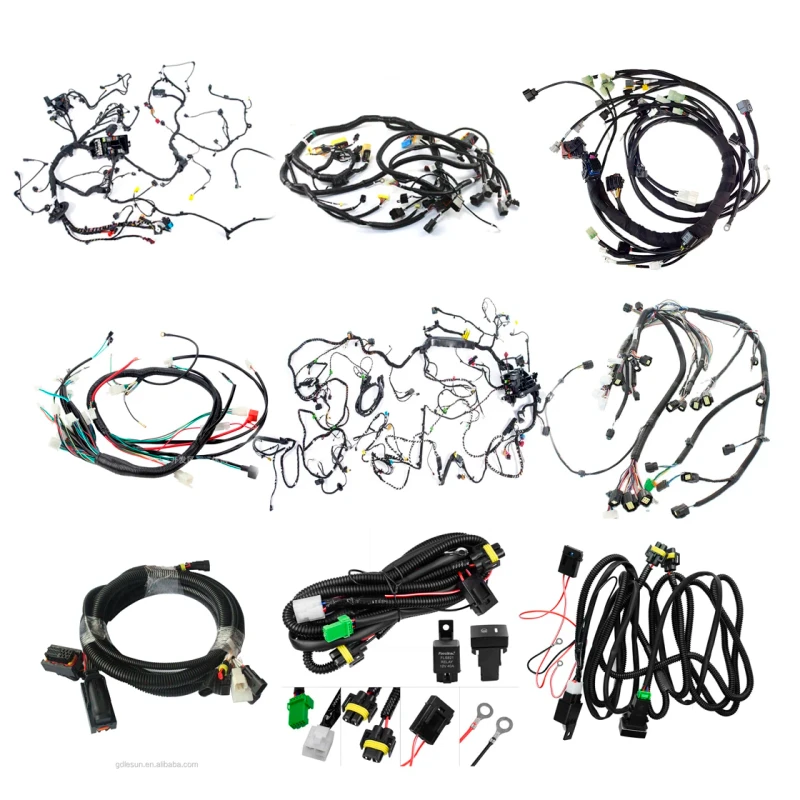 China-Custom-Cable-Assembly-Automotive-Control-Cable-Assemblies-Excavator-Wire-Harness