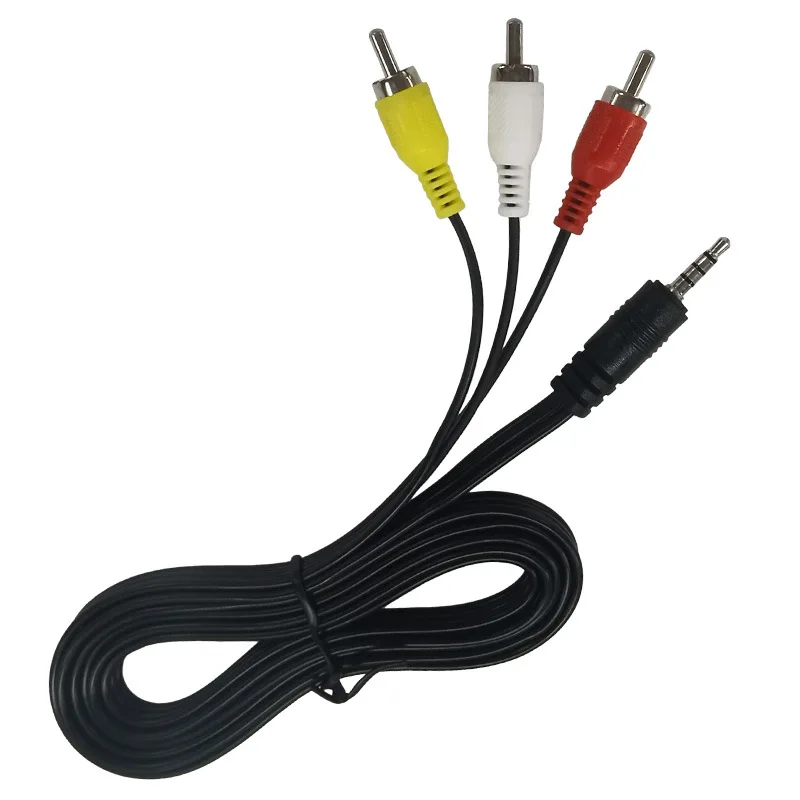 Chisheng-HKKC-RCA-0001-Optical-Fiber-AV-Cable-3.5mm-1-RCA-Video-Audio-PVC-Jacket-Braid-20m-1920x1080-Resolution-Male-Male