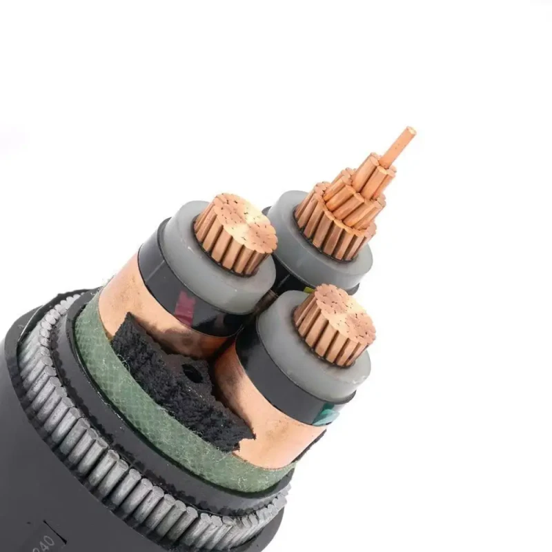 Chongde-YJV22-Three-Core-XLPE-Insulated-Copper-High-Voltage-Cable-1-KV-0.6-KV-4-50mm-90C-Underground-Armoured-Power-Cable-60A