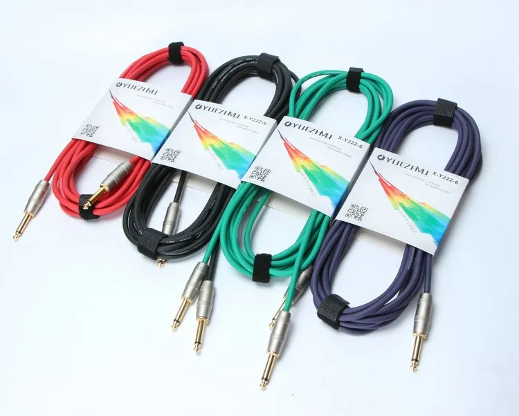 Colorful-Guitar-Cable-6mm-Full-Copper-Core-with-Shield-Guitar-Parts-Musical-Instruments