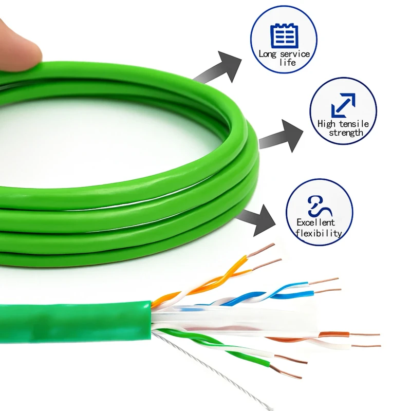 Communication-Data-Cable-UTP-FTP-Cat5e-Cat6-24AWG-Bare-Copper-PVC-LSZH-Jacket-for-Network-CCTV-System