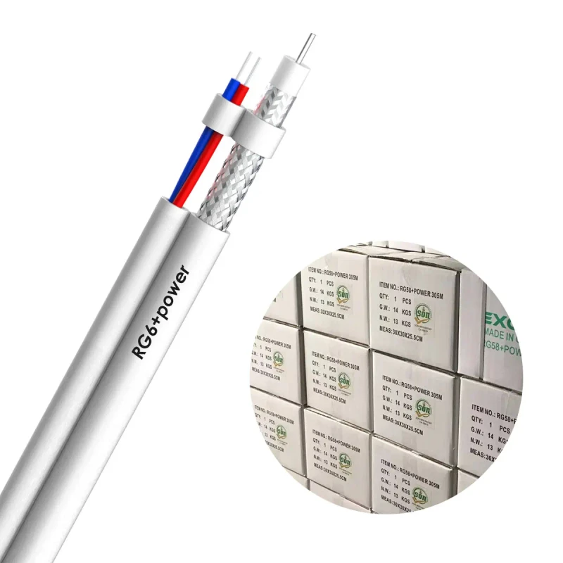 Communication-System-Coaxial-Cable-7D-FB-LMR400-RG8-RG58-RG59-RG6-Coax-Cable