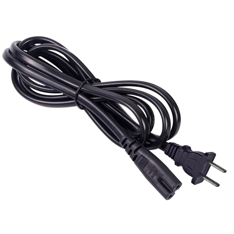 Computer-Extension-Cord-2-Pin-AC-Power-Cord-Plug-IEC-Female-C15-Male-End-1.5m-Cable
