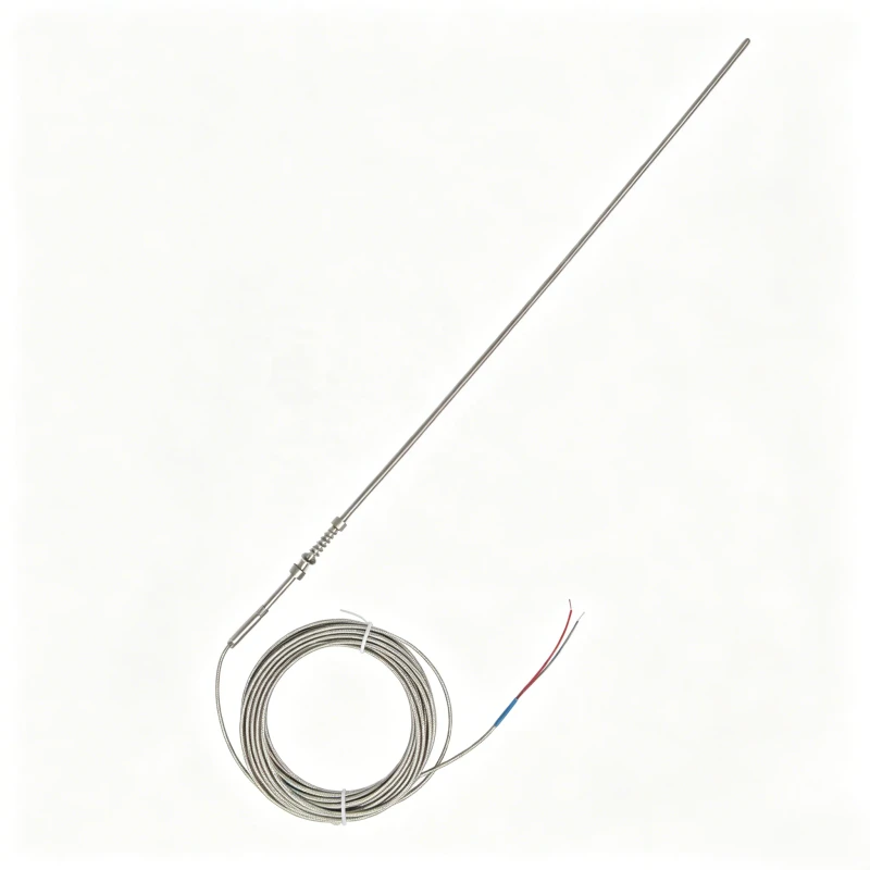 Connecting-Tube-Mounted-K-Thermocouple-Long-stem-Sensing-Probe-7-Meter-Metal-Braided-Cable-High-Temp-Industrial-Transducer