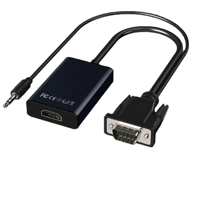 Converter-Adapter-Cable-15-Pin-VGA-Male-to-HDMI-Female-Full-HD-1080P-Adapter-Cable-With-Audio-and-Micro-USB-Power-VGA