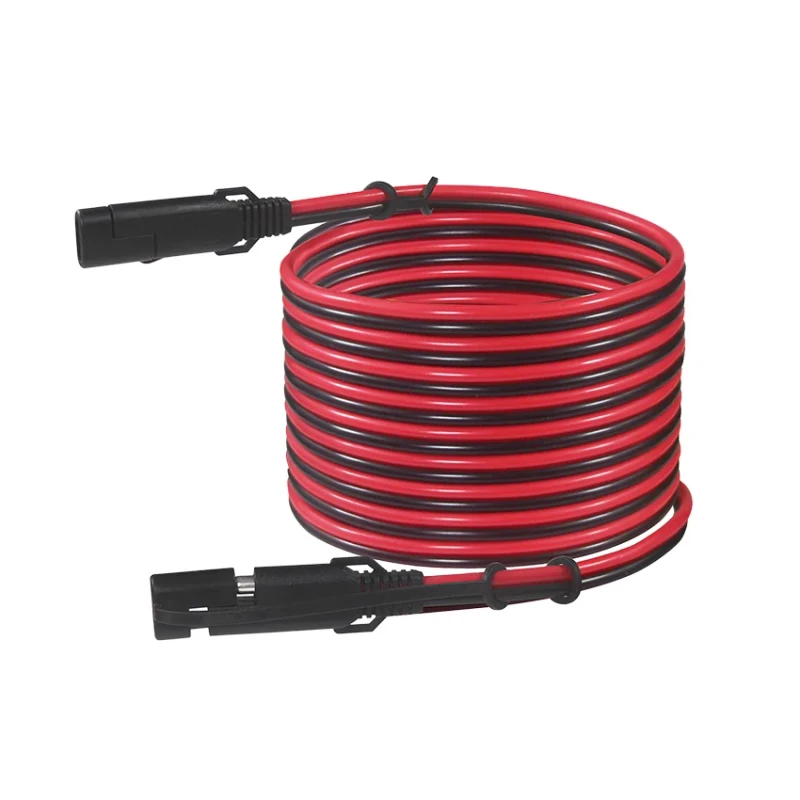 Copper-Conductor-PVC-Insulation-Home-Appliance-SAE-Cable-Male-to-Female-Extension-Cord-for-Solar-Panel-Mount-Car-Battery-Charger