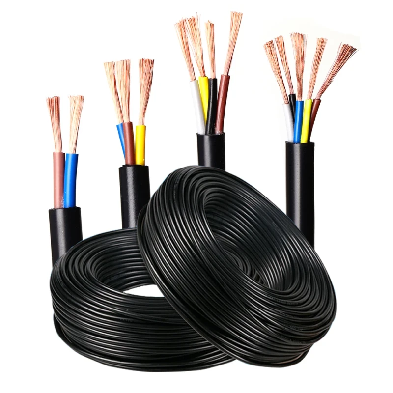 Copper-Conductor-Royal-Cord-Flexible-Cable-RVV-2-Core-1-mm-Electrical-Cable-Wire-H05VV-F-Power-Cable