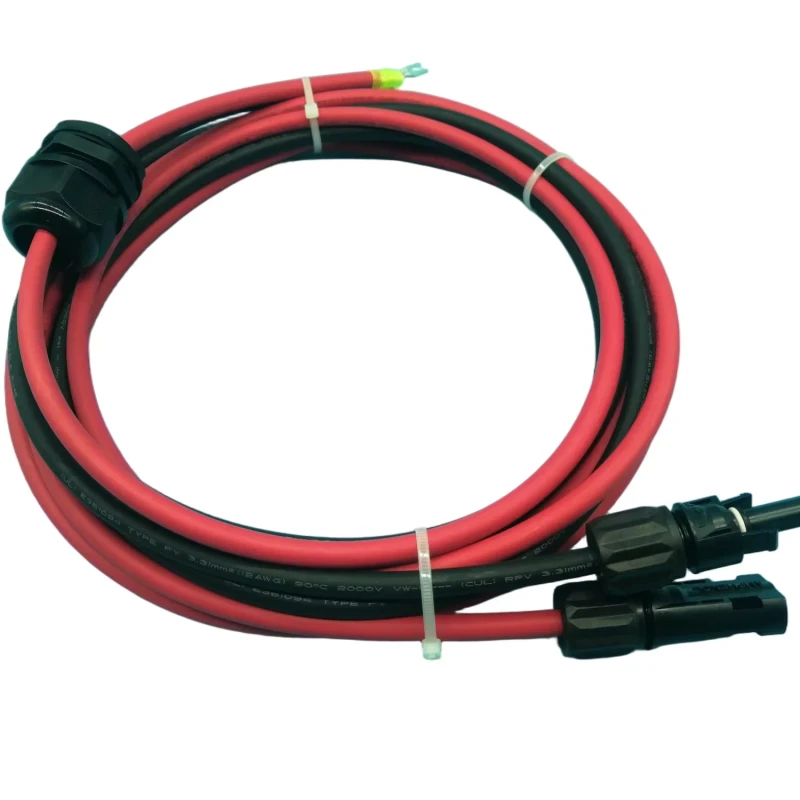Copper-Core-XLPE-Insulation-1kV-IP68-Adapter-Connector-1m-Length-Cable-Assembly-Wiring-Harness-for-Solar-Photovoltaic