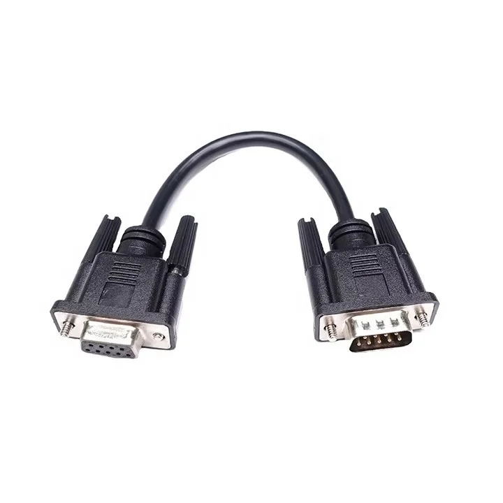 Custom-High-Quality-DB9-RS232-Serial-Communication-Cable-for-PLC-Industrial-Equipment-PC-Data-Transfer