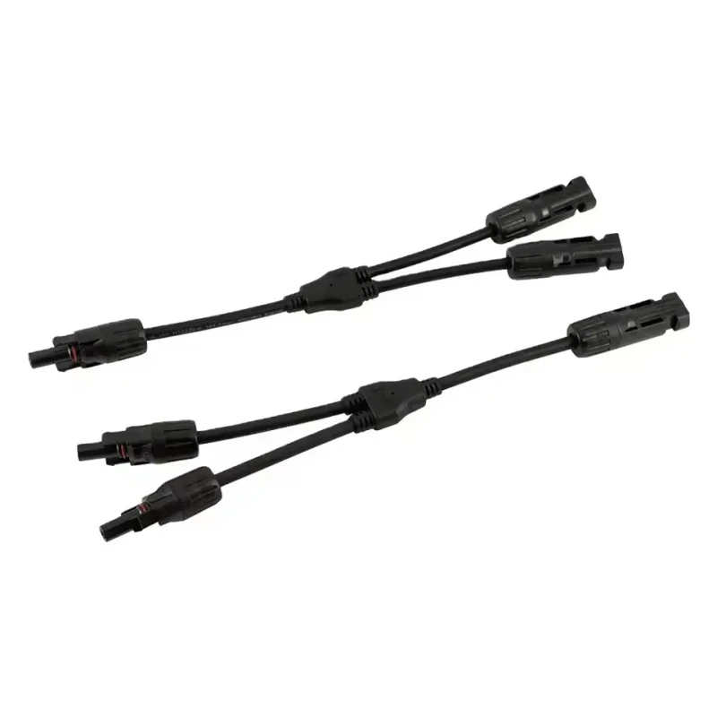 Custom-MCX-Y-shaped-Solar-Connector-Electrical-Extension-Power-Cord-Control-Cable-Wires-Male-Female-30A-Rated-Instrumentation-CN