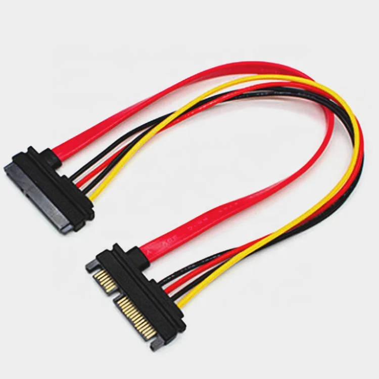 Custom-Manufactory-22pin-715P-to-12Pin-SA-TA-Splitter-Copper-Core-PVC-Insulated-150mm-Data-Cable-for-Computer-Repair