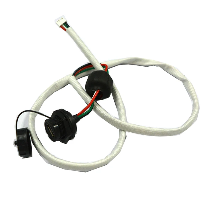 Custom-Waterproof-USB2.0-Female-to-EH2.5-4Pin-Cable-Assembly-with-Ferrite-Core-for-Industrial-Machines-OEM-Service