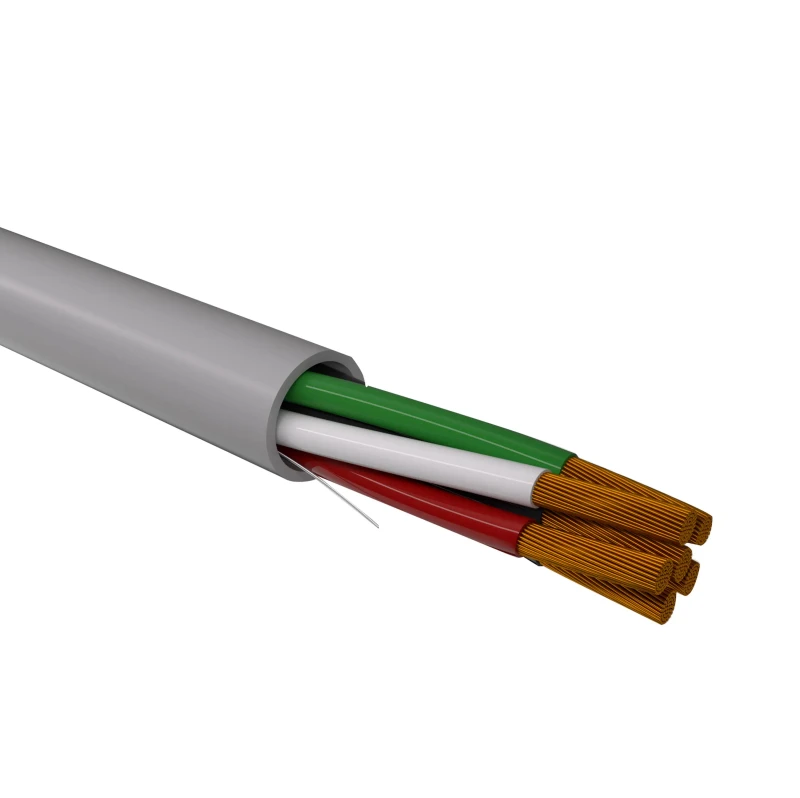 Customizable-18AWG-Audio-Video-Speaker-Cable-4-Core-Bulk-Green-PVC-OFC-Pure-Copper-Strand-Custom-Communication-Cables