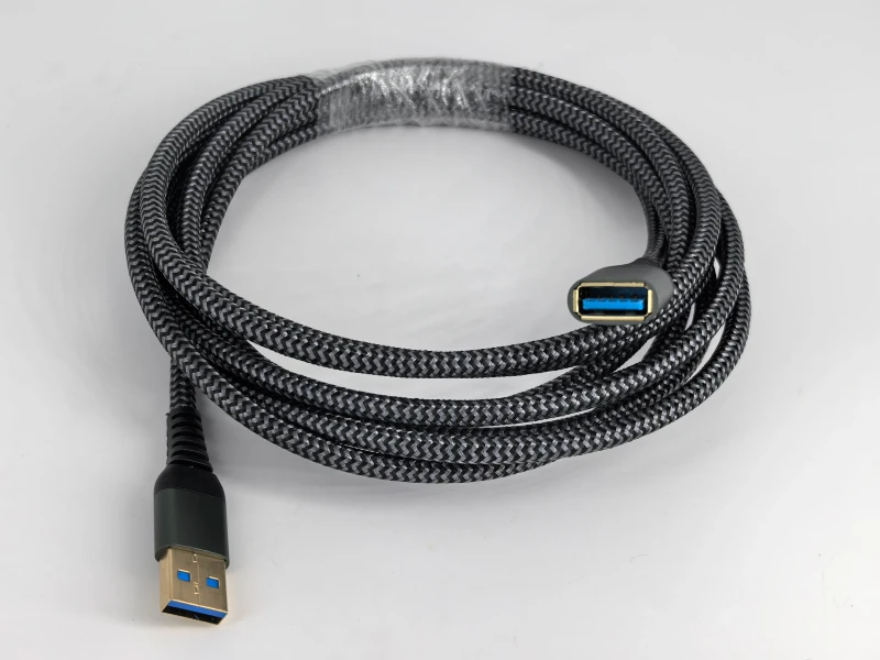 Customized-1-meter-USB3.0-Male-to-female-Extension-Cable-5A-Fast-Charging-PVC-Jacket-Braid-for-High-speed-Data-Transfer