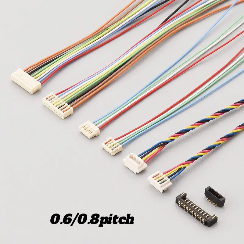 Customized-Small-Copper-Core-Electrical-Wiring-Harness-Loom-Cable-Assembly-IP66-Rating-PBT-Rubber-Materials-for-Computer-Use