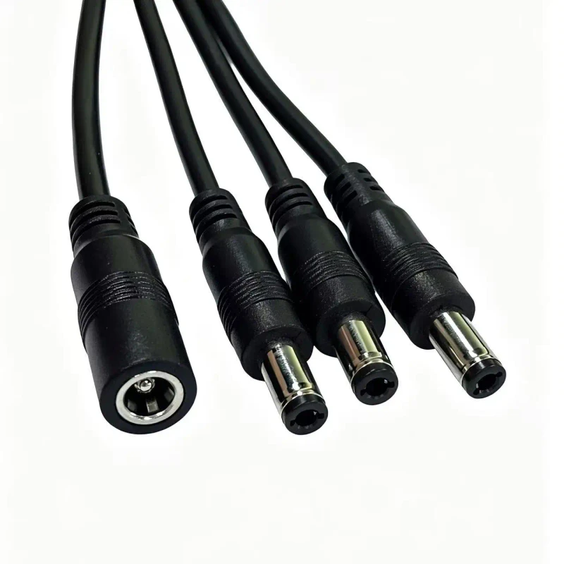 DC-Power-1-Female-to-2-3-4-Male-5.5mm-2.5mm-DC-Connector-Power-Supply-Splitter-Plug-Y-Splitter-Adapter-Cable-Cord-45CM-20-24AWG