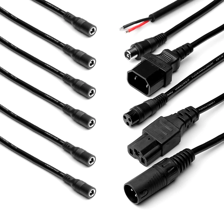 DC5.5-2.1mm-Female-Cable-Cord-to-Lithium-Battery-Charger-Converter-XLR-Plug-1mm-12.6V29.4V54.6v-Charger-Converter-XLR-Plug