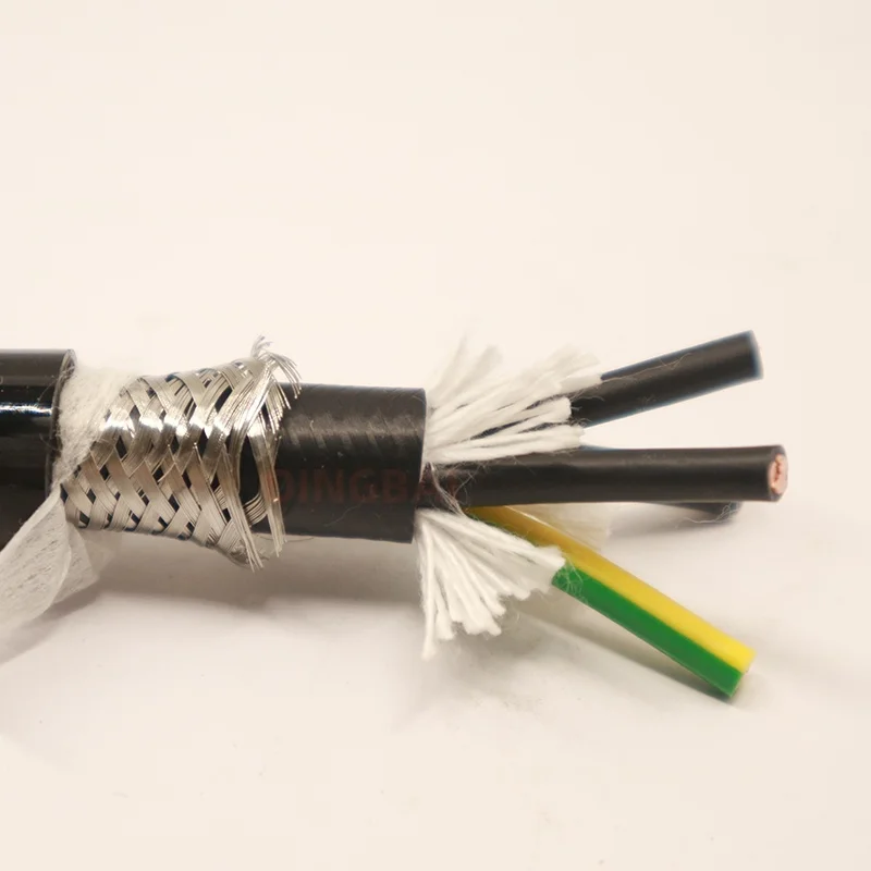DINGBAI-4-Core-Copper-Wire-Galvanized-Steel-Braided-Armoured-Low-Voltage-380V-Environmental-Resistance-Submersible-Cable